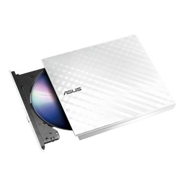 Imagem de ASUS LITE Portátil USB 2.0 Slim 8X DVD/Gravador +/- Rewriter Unidade Externa, Compatível com Mac e Windows, Branco (SDRW-08D2S-U/W/G/ACI/AS)