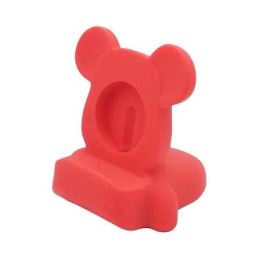 Imagem de Suporte De Carregador De Silicone Minnie Mouse Para Apple Watch Suport