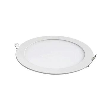 Imagem de Painel Led 22x22 Redondo Branco Embutir 18w 3000k Foxlux