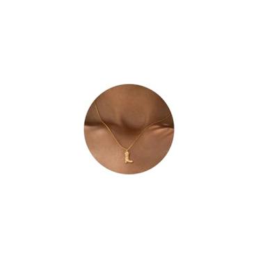 Imagem de HANLI Colares banhados a ouro 14K para mulheres – Borboleta delicada, estrela de Davi, lua e estrela, sol, lótus, infinito, beija-flor, designs de pingente de abelha – Joias elegantes para mulheres