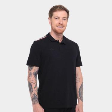 Imagem de Camisa Polo Umbro Essence Masculino, Preto, M