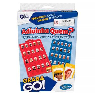 Imagem de Jogo Adivinha Quem Grab e Go Gaming F8257 - Hasbro