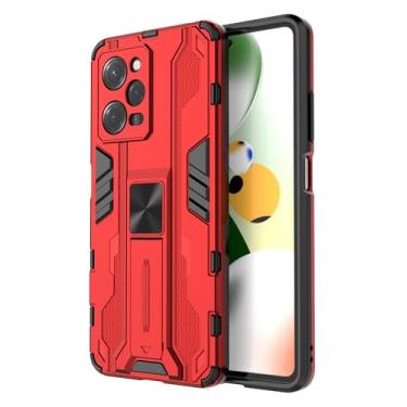 Imagem de SORAKA Capa para Xiaomi Redmi Note 12 Pro 5G com suporte Capa de proteção resistente para Xiaomi Poco X5 Pro 5G Capa com placa de metal para suporte magnético para carro Capa Silm Fit