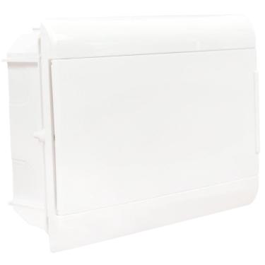 Imagem de Quadro de Distribuição de Embutir Porta Opaca 12 DIN - SCM12OBR - STECK