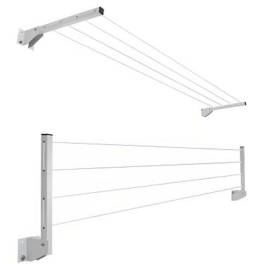 Imagem de Varal Dobrável de Aço Branco - 1100 - NUMERAL