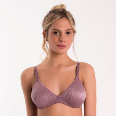 Imagem de Sutiã Sem Bojo Duloren Lingerie - Ref. 121500, Beringela, G