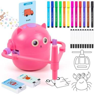 Imagem de Robô de desenho TREEFIA Interactive Educational Kids Pink