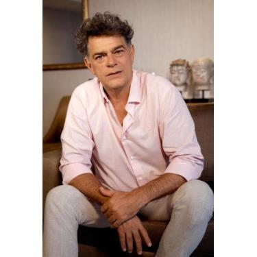 Imagem de Camisa Social Masculina Manga Longa Amil Comfort Algodão Flamê Tipo Li