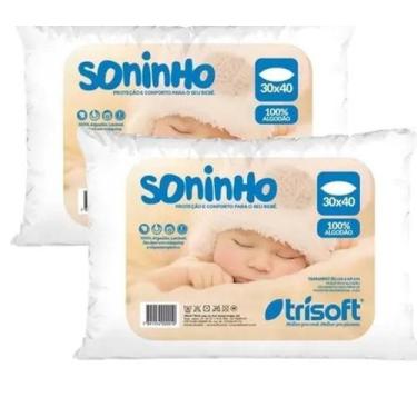 Imagem de 2 Travesseiros para bebê Soninho - Corttex