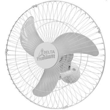 Imagem de Ventilador De Parede 60cm Branco/Cromo 60 Fios Premium
