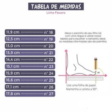 Imagem de Sandália Infantil Ortopasso Flowers Eco Menina Florzinha-Feminino