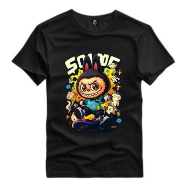 Imagem de Camiseta Estampada Labubu Monster Algodão Premium Desenho - Versitz, P