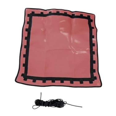 Imagem de UGPLM Tapete de reposição de trampolim Mat Mat encaixa -se de 2,8 pés de estrutura de pano para fitness treping came sala de jogo jardim externo ao ar livre, Azul