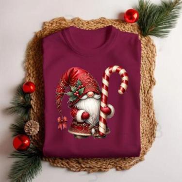 Imagem de Camiseta Unissex Natal Personalizada Doende Do Papai Noel Festa - NoBr