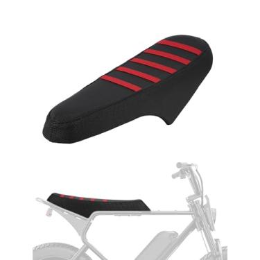 Imagem de BAOUFF Capa de assento para Ebike MACFOX, protetor de almofada de motocicleta antiderrapante para bicicleta elétrica adulto MACFOX X1S/X1/X2 - Vermelho
