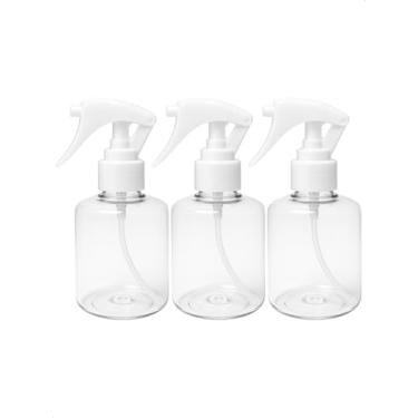 Imagem de Kit 3 Frasco Cilindrico Borrifador Mini Trigger Pulverizador com Válvula Multiuso 250ml