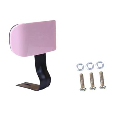 Imagem de Colaxi Encosto para bicicleta elétrica, encosto para banco traseiro, almofada para costas prática e confortável para acessórios de bicicletas elétricas, Rosa