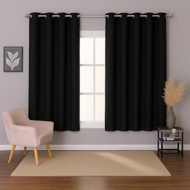 Imagem de Cortina Blackout 100% Anti-Claridade (Preta, 2,80x1,80)