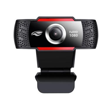Imagem de Web Câmera C3Tech WB-100BK - Video Chamada em Full HD - Foco Fixo - Microfone - Conexão USB - Preto