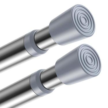 Imagem de Tension Rod AIZESI para Windows de 67,31 a 91,44 cm, prata, pacote com