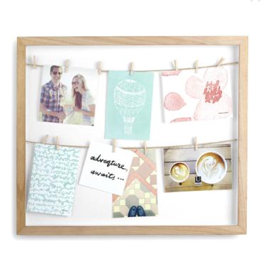 Imagem de Porta Retrato Clothesline Natural Umbra