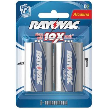 Imagem de Pilha Alcalina Rayovac D 2 Unidades