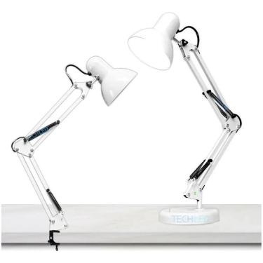 Imagem de Luminária De Mesa Led Articulável Quarto Trabalho C Garra