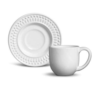 Imagem de Xícara de Café Roma Branca