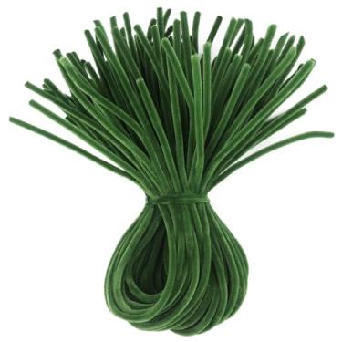 Imagem de TOAOB 50 peças de limpeza de cachimbo longo verde musgo hastes de chenille de 61 cm palitos difusos suprimentos de artesanato para projetos de artesanato DIY decorações de casa