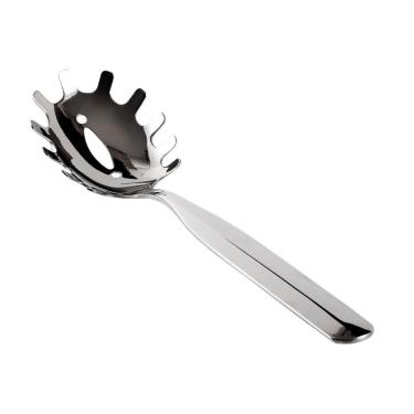 Imagem de Colher Vazada Para Massa Salada Inox Prata Vidal Bugatti