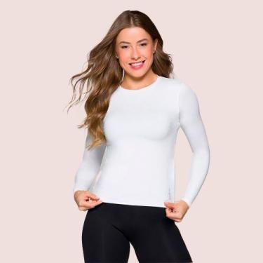 Imagem de Blusa Manga Longa Selene Proteção Uv50+ Modelo Feminino Para Praia Pis