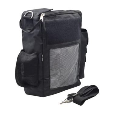 Imagem de MotiveTech Bolsa de transporte para alto-falante, organizador multifuncional, estojo de armazenamento para viagem, bolsa para alto-falante, cabo de microfone,