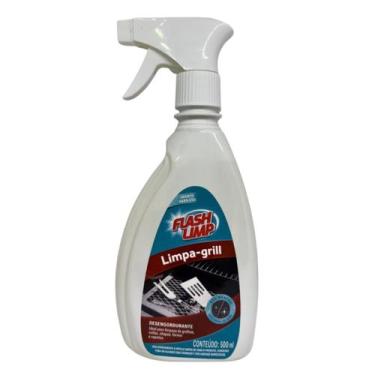 Imagem de Limpa Grelhas Chapas Fogões Desengordurante Flash Limp 500ml