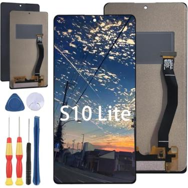 Imagem de Yuxyiony Nova tela de substituição para tela LCD Samsung Galaxy S10 Lite e acessórios de ferramentas de substituição.