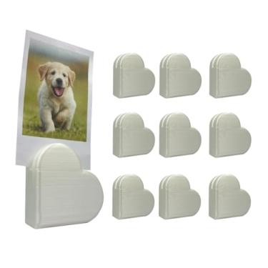 Imagem de Suporte para Fotos, Porta-retrato e Porta-cartões para Decoração de Festas e Casamentos - Base de Apoio para Mesa e Lembranças Especiais(Pérola)