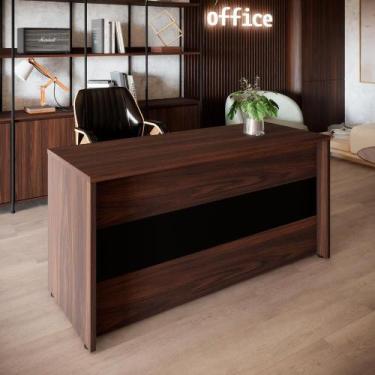 Imagem de Balcão de Atendimento Reto 150 cm Recepção Baixo F5 Office - F5 Office