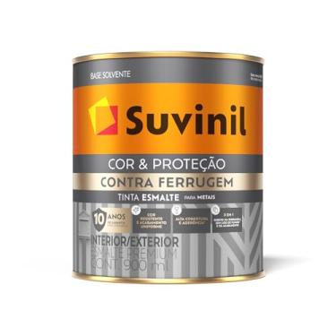 Imagem de Esmalte Suvinil Contra Ferrugem Acetinado Branco Neve 900ml