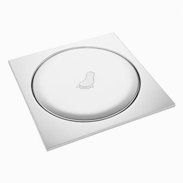 Imagem de Ralo Click Banheiro Cromado 10cm Anti Inseta Vedante Alto Escoamento Prateado Brilhante