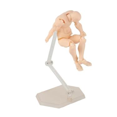 Imagem de AYNEFY Manequim Articulável, Modelo de Arte Em Pvc Com Poses Personalizáveis ​​para Artistas e Prática de Desenho (Cor da pele #11)