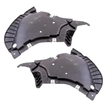 Imagem de TRQ Protetor contra respingos do motor e lado do passageiro MB1228172 MB1228173 compatível com Mercedes-Benz E300 2020-2022 E350 2018 E400 2019-2023 E450 2019-2023