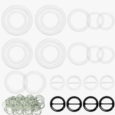 Imagem de Mtuiewo 24 peças de prendedores de roupas – Conjunto de 24 clipes para roupas femininas em vários tamanhos e estilos – perfeito para vestido, camisa, saia – clipes invisíveis de camisa para roupas