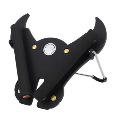 Imagem de LiebeWH Alto Sax Suporte Dobrável Saxofone Rack Ajustável Metal Base Triangular de Aço Inoxidável para Armazenamento de Exibição de Instrumento Musical Preto