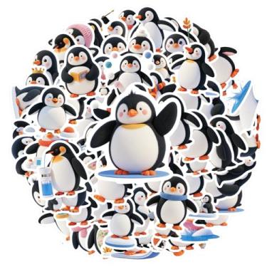 Imagem de 100 peças pinguim inverno ártico animais fofos adesivos de papelaria adesivos alegres para telefone faça você mesmo guitarra laptop notebook mala copo laptop bagagem scrapbook diário adesivo