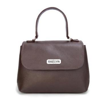Imagem de Bolsa Feminina Transversal Pequena em Couro Legitimo Road Seven-Feminino