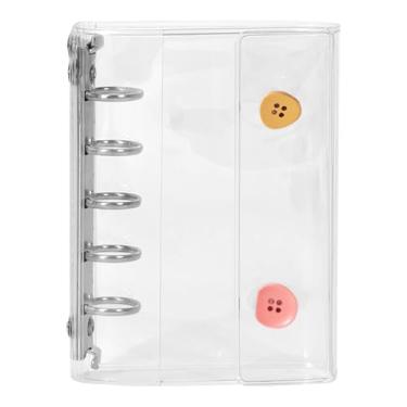 Imagem de Álbum de adesivos para crianças - Caderno transparente para colecionar, álbuns, escola, viagem e planejador, organizador de cadernos estéticos reutilizáveis