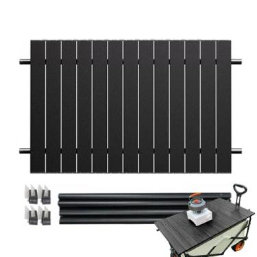 Imagem de Mesa de acampamento dobrável - placa de carrinho de jardim - placa de metal, acessório de mesa para quintal, , praia, acampamento, viagem, piquenique, churrasco