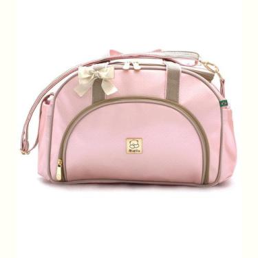 Imagem de Bolsa Maternidade Média Bebe Menina Menino Miellu Rose - Miellu Bolsas