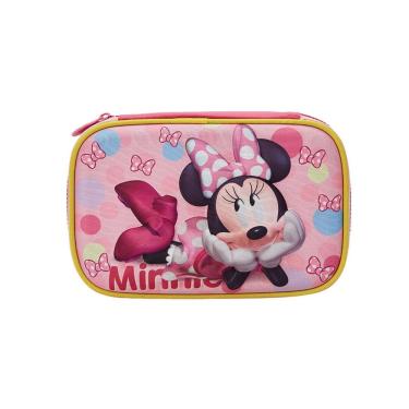Imagem de Estojo Escolar Box Minnie Disney Meninas Infantil 100 pens
