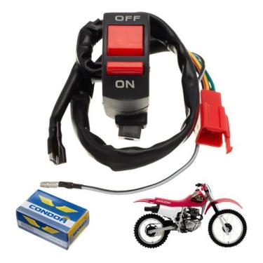 Imagem de Botao Interruptor de Emergencia Partida Corta Corrente Xr 200 - CONDOR
