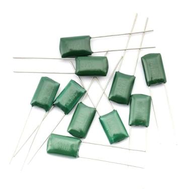 Imagem de Musiclily Capacitor de Poliéster 2A473J 0.047UF100V para Guitarra e Baixo,Verde (10 Peças)